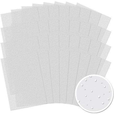 Hunkydory Hunkydory Festive Essentials A4 Snowfall Acetate Extra Value 32 Sheet Pack
