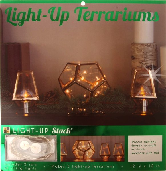 DCWV Creative Expressions DCWV 12' x 12' Light Up Stack-Terrariums