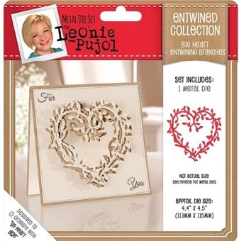 Leonie Pujol Leonie Pujol Entwined Collection Big Heart - Entwining Branches Overlay Die