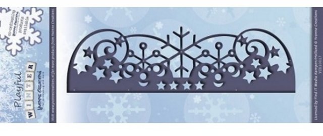 Yvonne Creations Yvonne Creations - Playful Winter - Snowflakes border