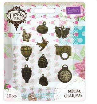 Crafters Companion Verity Rose Metal Charms