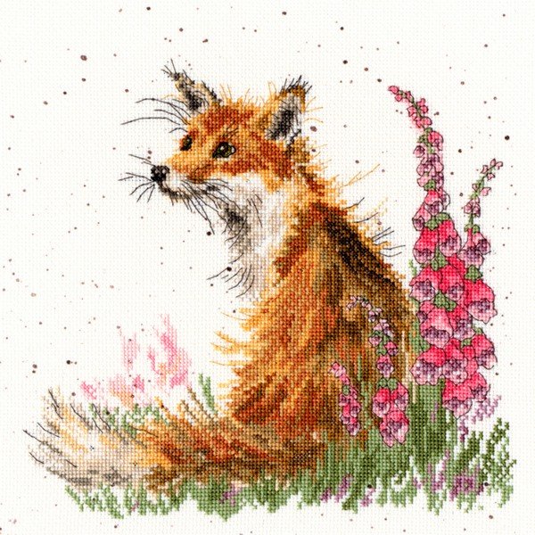 Bothy Threads Bothy Threads Amongst The Foxgloves Counted Cross Stitch Kit