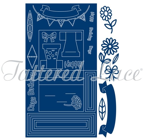 Tattered Lace Tattered Lace Stage Card Die