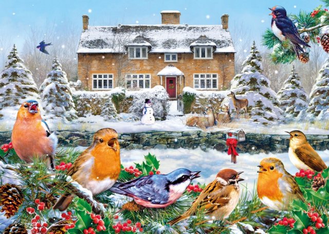 Gibsons Gibsons A Winter Song 1000 Piece Jigsaw Puzzle