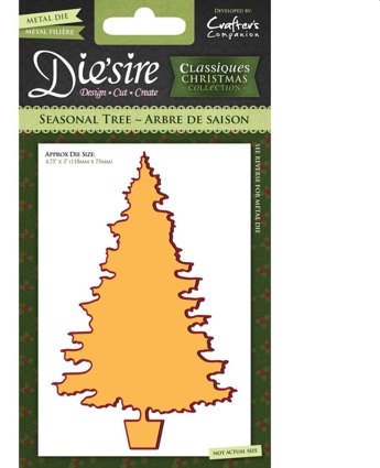 Die'sire Christmas Seasonal Tree Cutting Die