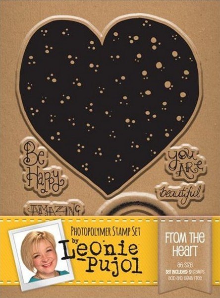 Leonie Pujol Leonie Pujol Photopolymer A6 Stamp From the Heart