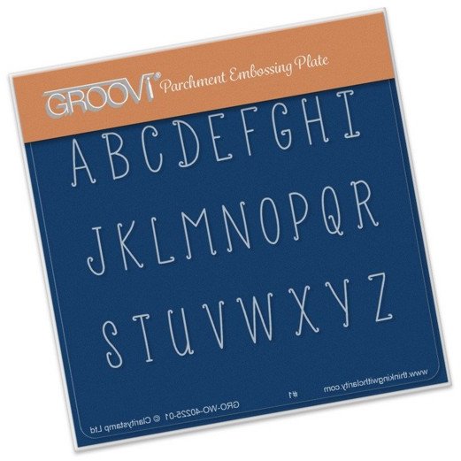 Clarity Claritystamp - Uppercase Letters A6 Groovi Baby Plate