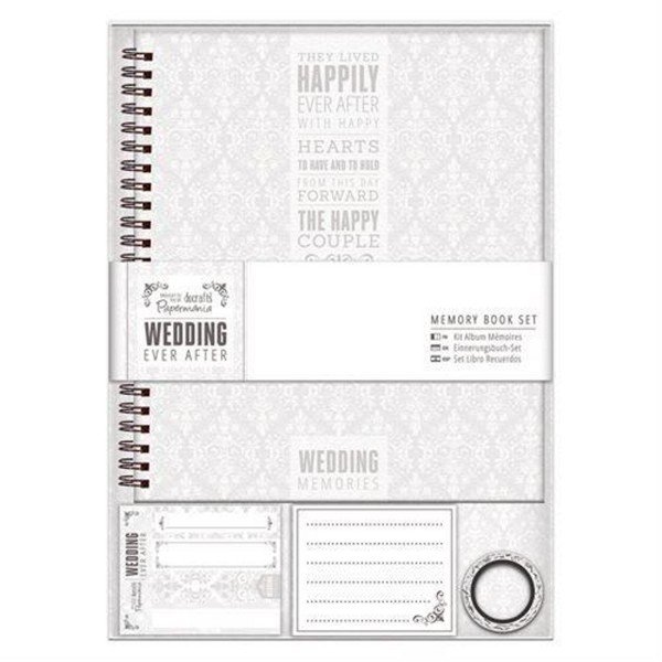 DoCrafts Papermania Wedding Ever After Memory Book Set