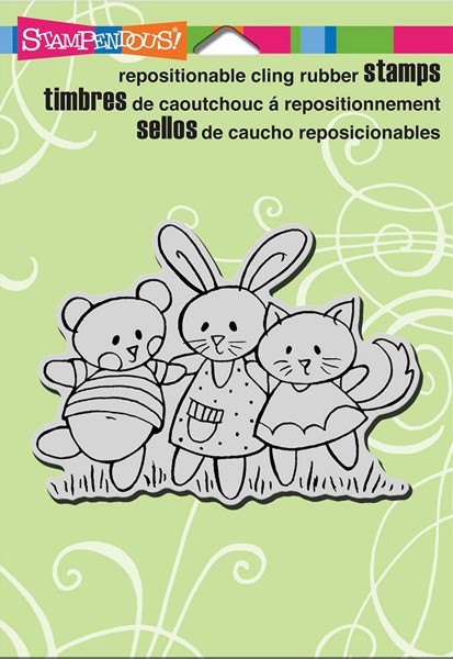 Stampendous Stampendous Spring Pals Rubber Stamp Cling
