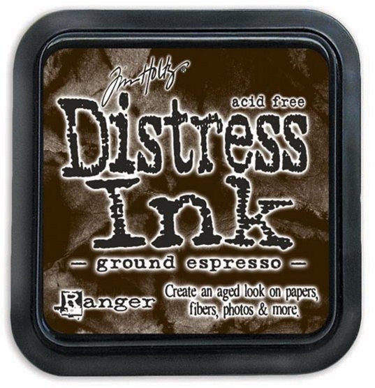 Ranger Tim Holtz Distress Ink Pad - Ground Espresso - 4 For £20.99