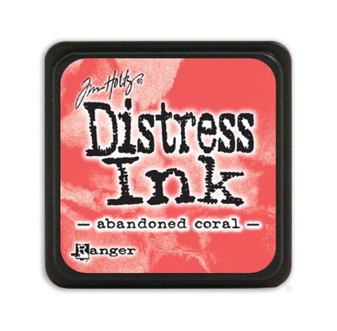 Ranger Tim Holtz Distress Mini Ink Pad - Abandoned Coral - 4 For £11.49