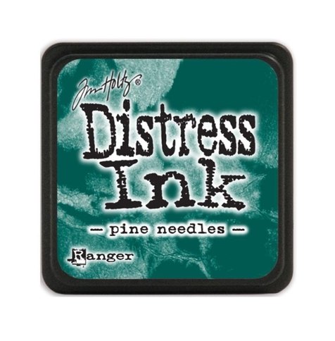 Ranger Tim Holtz Distress Mini Ink Pad - Pine Needles - 4 For £11.49