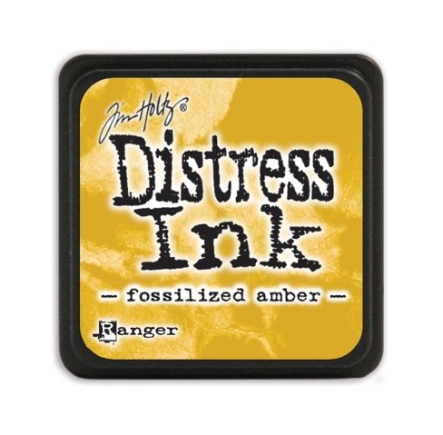 Ranger Tim Holtz Distress Mini Ink Pad - Fossilized Amber - 4 For £11.49