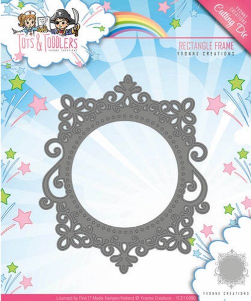 Yvonne Creations Yvonne Creations - Tots and Toddlers - Rectangle Frame Die