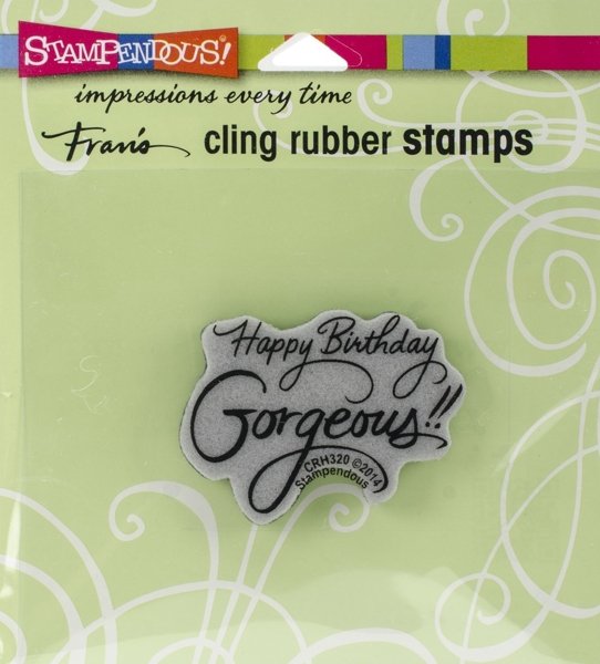 Stampendous Stampendous Cling Rubber Stamp Set - Gorgeous