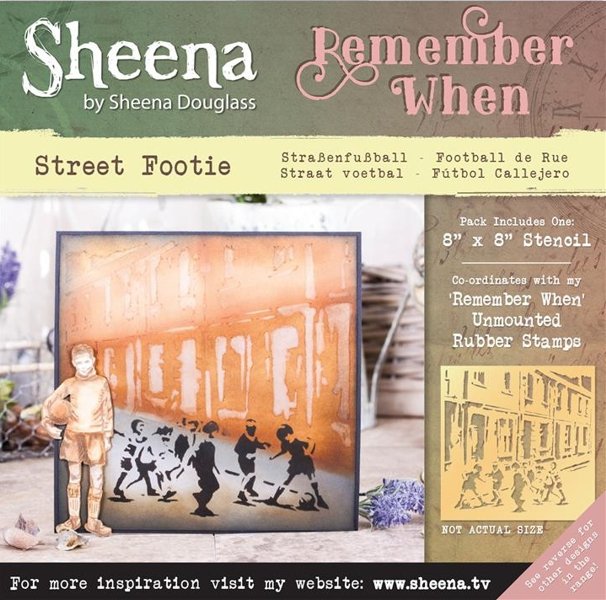 Sheena 'Remember When' Stencils - Street Footie