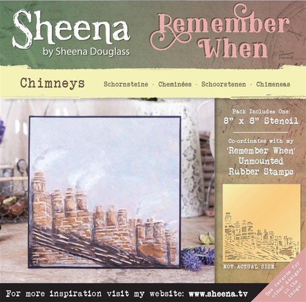 Sheena 'Remember When' Stencils - Chimneys