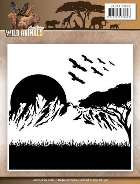 Amy Design Amy Design - Wild Animals - Embossing Folder