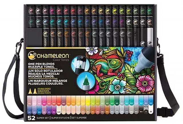 Chameleon Chameleon Colour Tones 52 Pen Set With Case