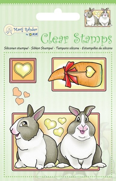MRJ MRJ Clear stamps Rabbits