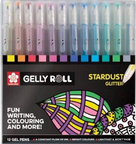 Sakura Sakura Gelly Roll Stardust Glitter 12 Pen Pack