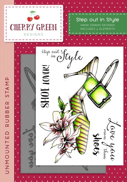 Cherry Green Stamp - Step out in Style