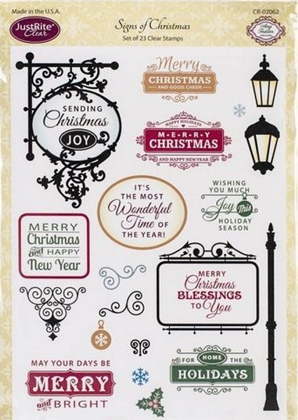 JustRite JustRite Signs of Christmas A5 Stamps Set