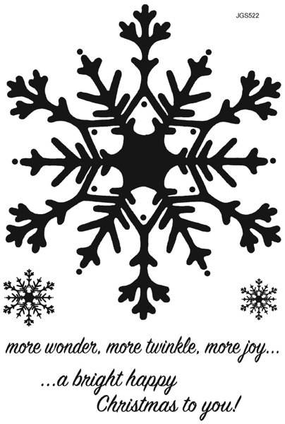 Woodware Woodware Clear Stamps - Huge Snowflake