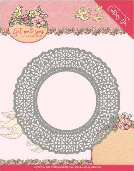 Yvonne Creations Yvonne Creations Dies Get Well Soon - Flower Doily