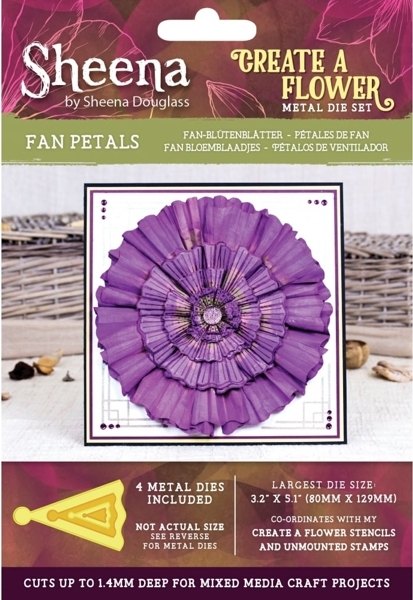 Sheena Douglass Create a Flower Metal Die - Fan Petals