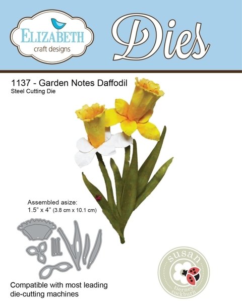 Elizabeth Crafts Elizabeth Craft Designs - Garden Notes Daffodil Die 1137