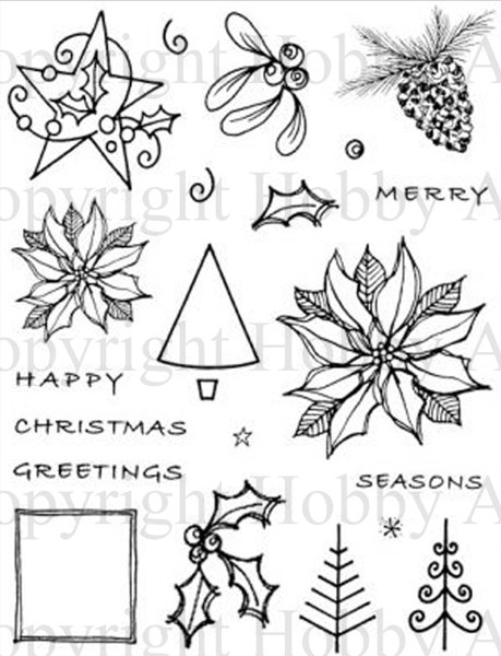 Hobby Art Hobby Art Ltd - Christmas Elements Stamp