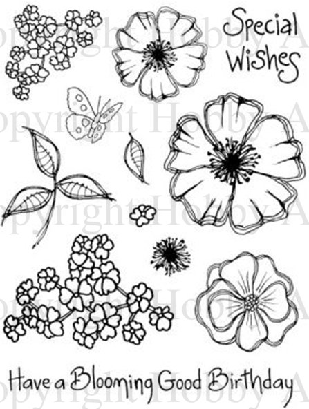 Hobby Art Hobby Art Ltd - Anna's Collection - Special Wishes Stamp