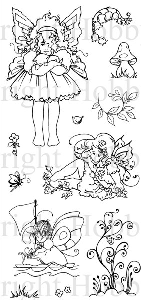 Hobby Art Hobby Art Ltd - Fairy Girls Stamp