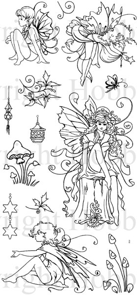 Hobby Art Hobby Art Ltd - Fairy Folk Stamp
