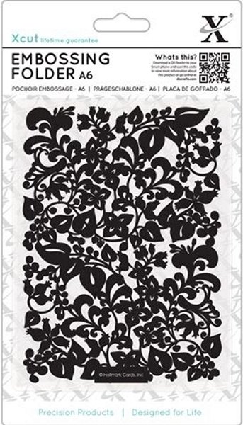 DoCrafts Docrafts A6 Embossing Folder - Sweeping Florals