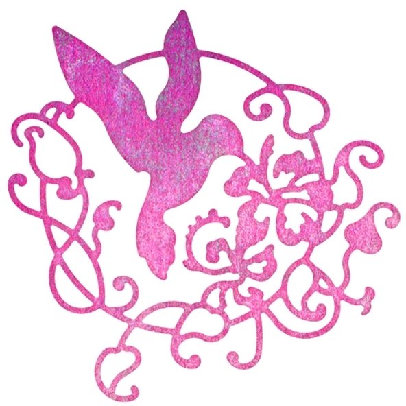 Cheery Lynn Cheery Lynn Designs - Lace Hummingbird Flourish Die