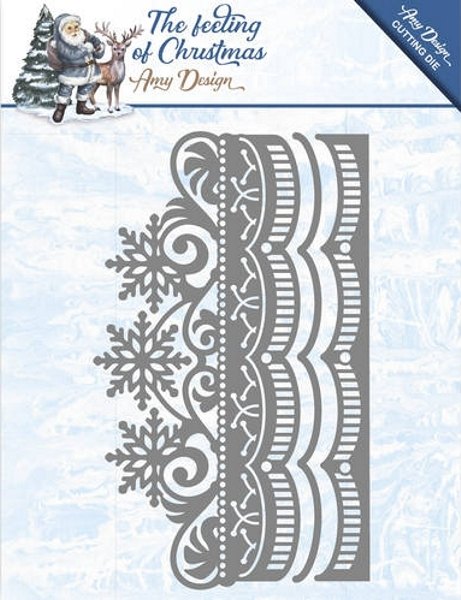 Amy Design Amy Design - The feeling of Christmas - Ice crystal border Die