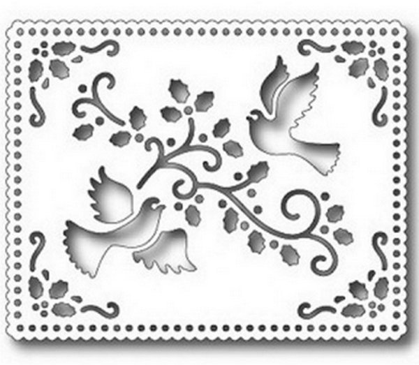 Tutti Design Tutti Designs - Holiday Dove Tapestry Die