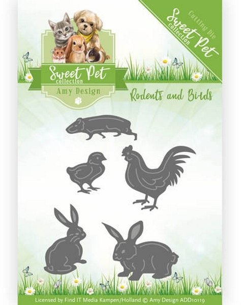 Amy Design Amy Design Sweet Pet Dies - Rodents and Birds