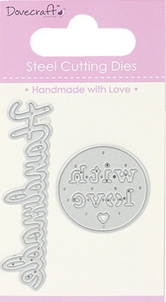 Trimcraft Dovecraft Dies - Handmade With Love - 4 For £11