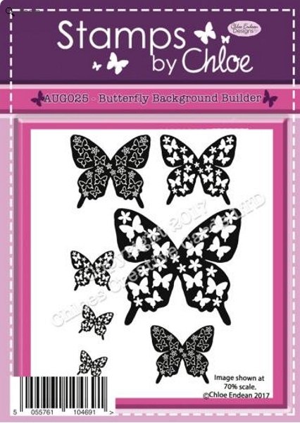 Stamps by Chloe Stamps by Chloe -  Butterfly Background Builder - £5 Off Any 4 Chloe