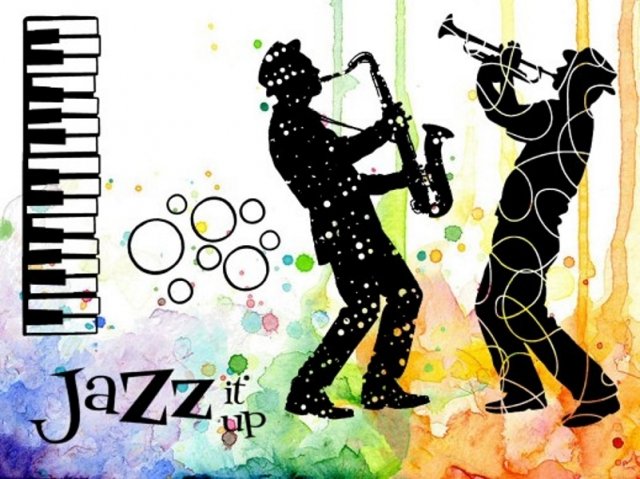 Visible Image Visible Image Music Stamps - Jazz It Up