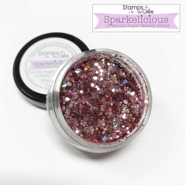 Stamps by Chloe Stamps by Chloe Sparkelicious Glitter Pink Champagne - £5 Off Any 3