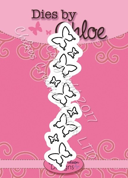 Stamps by Chloe Dies by Chloe - Small Butterfly Border - £5 Off Any 4 Chloe