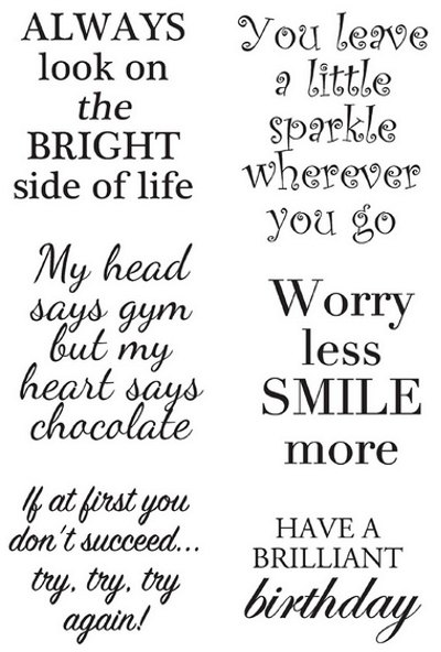 Woodware Woodware - Clear Magic - On The Bright Side Stamp