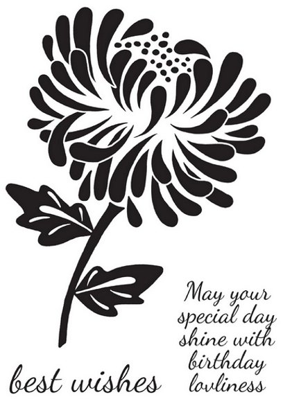 Woodware Woodware - Clear Magic - Bold Blooms Julia Stamp