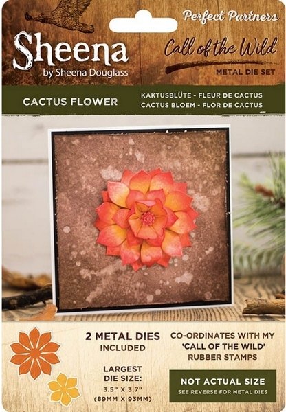 Sheena Douglass Sheena Douglass Perfect Partners Call of the Wild - Metal Die - Cactus Flower