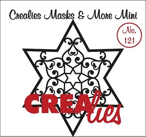 Crealies Crealies Masks & More 121 - Star B