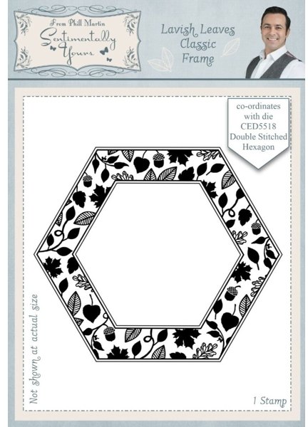 Phill Martin Phill Martin Sentimentally Yours Lavish Leaves Stamps - Classic Frame